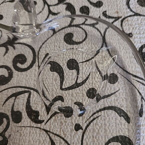 Glass Pumpkin Snack Plate #1 - Picture 3 of 3